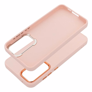 Чехол для Samsung A55 5G Frame пудрово-розовый