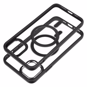 Чехол для iPhone 11 PRO MAX Color Edge Mag Cover совместимый с MagSafe чёрный