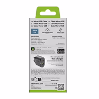 SBS LTHL200 USB-A - Micro-USB kabelis 1 m - melns