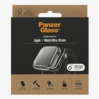 PanzerGlass pilna korpusa apvalks Apple Watch Ultra 49mm - caurspīdīgs