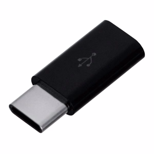 Savio AK-31 / B kabeļa saskarnes adapteris Micro USB USB 3.1 Typ C melns