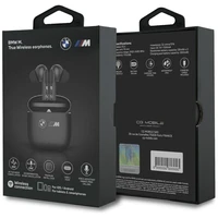 BMW M metāla M logotipa apdruka ANC-ENC TWS Bluetooth austiņas - melnas