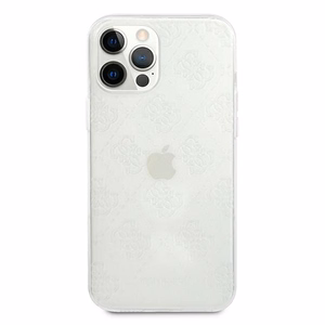 Guess GUHCP12L3D4GTR iPhone 12 Pro Max 6.7" transparent hardcase 4G 3D Pattern Collection