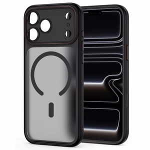Tech-Protect MagCam MagSafe maciņš, paredzēts iPhone 18 Pro Max / 17 Pro Max, matēti melns un sarkans