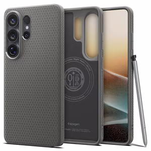 SPIGEN futrālis LIQUID AIR MAG saderīgs ar MagSafe priekš SAMSUNG S26 Ultra marble grey