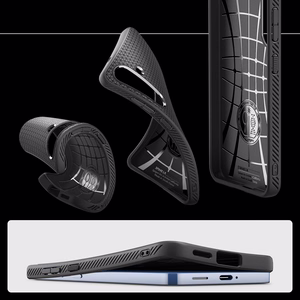 Spigen Liquid Air Viedtālruņa apvalks Samsung Galaxy S25 - matēta melna