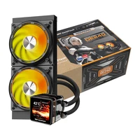 CPU water cooling DE240 (melns)