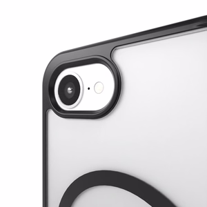 Puro TPU viedtālruņa apvalks no TPU GRADIENT ar MagSafe un gradienta efektu priekš iPhone 16E, melns
