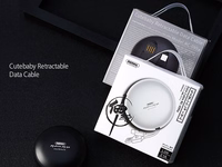 REMAX kabelis Cutebaby RC-99t 2 in 1 - USB uz Micro USB, Lightning - balts