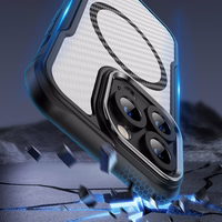 Defender Carbon Mag maciņš for iPhone 16 Pro 6,3" melns