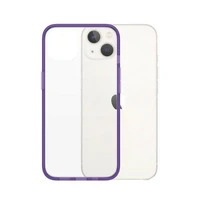 PanzerGlass ClearCase antibakteriālais viedtālruņa apvalks ar Military Grade sertifikātu iPhone 13 / 14 / 15 - caurspīdīgs violets