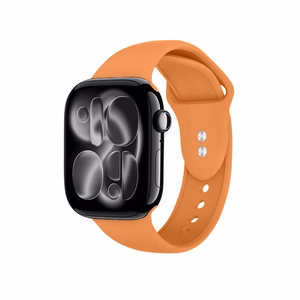 Crong Liquid Apple Watch siksniņa, 38/40/41/42 mm, oranža