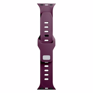 3mk silikona siksniņa Apple Watch, 42/44/45/46/49 mm, Mulberry, lielais izmērs