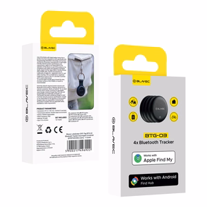 Blavec Tracker GPS Tag BTG-03 - Bluetooth Dual Apple & Android (BTBTG03-B4) black - 4 pieces
