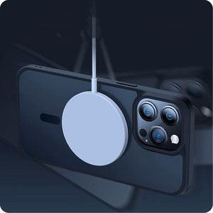 Tech-Protect MagMat MagSafe iPhone 15 Pro viedtālruņa apvalks - caurspīdīgs melns