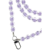 COLORFUL tālruņa siksniņa, tālruņa piekariņš / auklas garums 120 cm (60 cm cilpā) / ap kaklu – violets