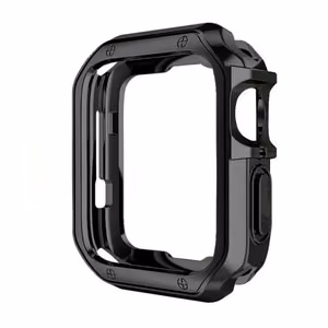 Mīksts izturīgs viedtālruņa apvalks Apple Watch 42 mm (Series 10) - melns