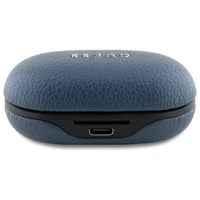 Guess Bluetooth austiņas GUTWSPGTSPSB TWS + dokstacija zilas/zilas graudains klasiskais logotips