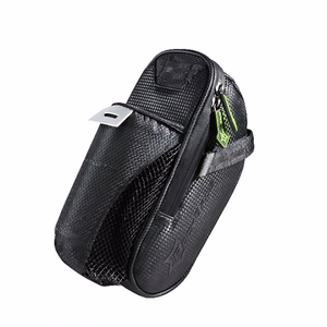 Rockbros C7-1 ūdensnecaurlaidīga velosipēda soma ar stiprinājumu pie sēdekļa, 1.5l - melna