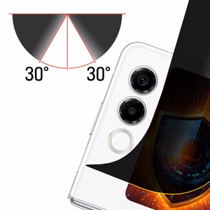 3mk Silky Matt Privacy – privātuma ekrāna aizsargs modelim Nubia Flip 2 (front)
