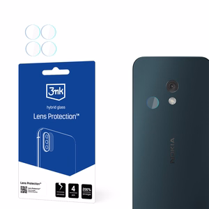 Hibrīdstikls kamerai 3mk lēcas aizsardzība Nokia 225 4G (2024)
