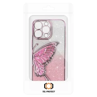 Tel Protect Butterfly ūdens viedtālruņa apvalks Iphone 12 Pro rozā