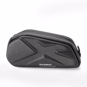 Rockbros stingra velosipēda rāmja augšējās caurules soma, 1,4 l, melna