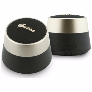 Guess 5 W Script Metal Logo Bluetooth skaļrunis, melns