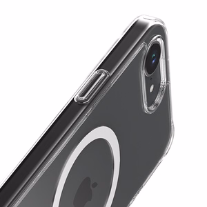 Crong Clear MAG Cover MagSafe vāciņš ierīcei iPhone 17e / 16e, caurspīdīgs