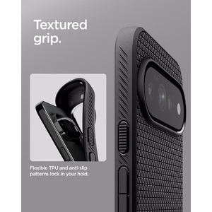 Spigen Liquid Air maciņš, paredzēts Google Pixel 11 Pro, matēti melns