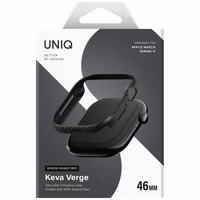 Uniq Keva Verge Maciņš for Apple Watch 46mm - melns