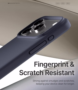 Korpuss Mercury Pure Magsafe Silicon Case Apple iPhone 17 Pro tumši zils