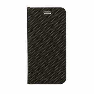 Чехол-книжка Vennus Carbon с рамкой для iPhone 11 Pro чёрный