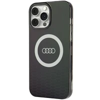 Audi IML Lielais Logotips Magnētiskais viedtālruņa apvalks iPhone 13 Pro / 13 - melns