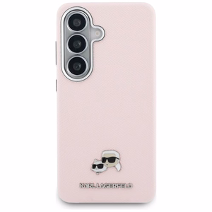 Karl Lagerfeld maciņš Saffiano KC Metal Logo MagSafe Samsung Galaxy S26 rozā