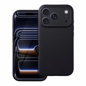 Maciņš iPhone 17 Pro Max / 18 Pro Max (zema kameras mala) Forcell F-Protect Rubber Premium, saderīgs ar MagSafe, melns