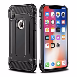 ARMOR viedtālruņa apvalks IPHONE XS melns