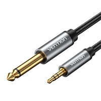 Audio kabelis mini ligzda 3.5mm spraudnis uz ligzdu 6.35mm spraudnis Vention BCYHJ 5m