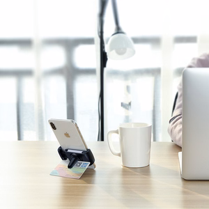 Crong Universal Smart automašīnas tālruņa turētājs 4–6.5" tālruņiem, melns