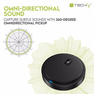 Techly ICC SH-22 microphone melns Conference microphone