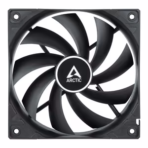 ARCTIC F12 PWM PST Maciņš Fan, 4-pin, 120mm, Melns