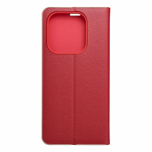 LUNA Grāmata Zelta Xiaomi Redmi Note 14 4G (GLOBAL - 164,84mm x 78,15mm x 8,16mm) sarkana