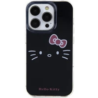 Hello Kitty IML Kitty Face Viedtālruņa apvalks (m) iPhone 15 Pro Max - melns (m)