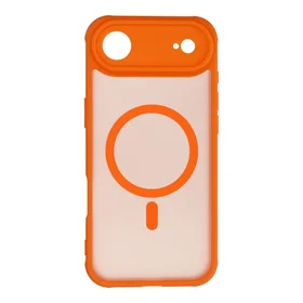 FULL MATTE MAG COVER viedtālruņa apvalks saderīgs ar Magnētisko uzlādi IPHONE 17 Air hermes oranža