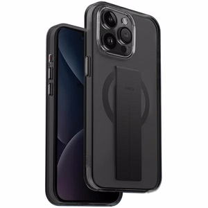 Uniq Heldro Mag Magclick uzlādes viedtālruņa apvalks iPhone 15 Pro Max - melna