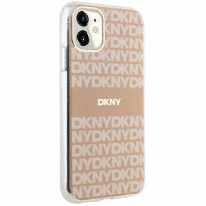 DKNY IML Mono & Stripe MagSafe чехол для iPhone 11 / Xr - розовый