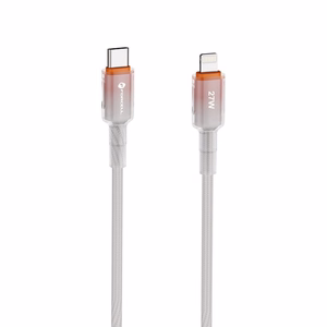 FORCELL F-ENERGY C356 kabelis Type C uz Lightning PD 3A 27W Gradient 1 m balts
