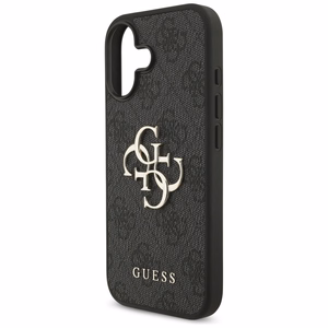 Guess 4G ar lielu logotipu viedtālruņa apvalks iPhone 17 - melns