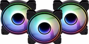Aerocool Mirage 12 ARGB Pro datora korpusa dzesēšanas komplekts 12 cm melns