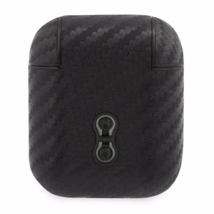 BMW PU Carbon M Collection maciņš AirPods 1/2, melns